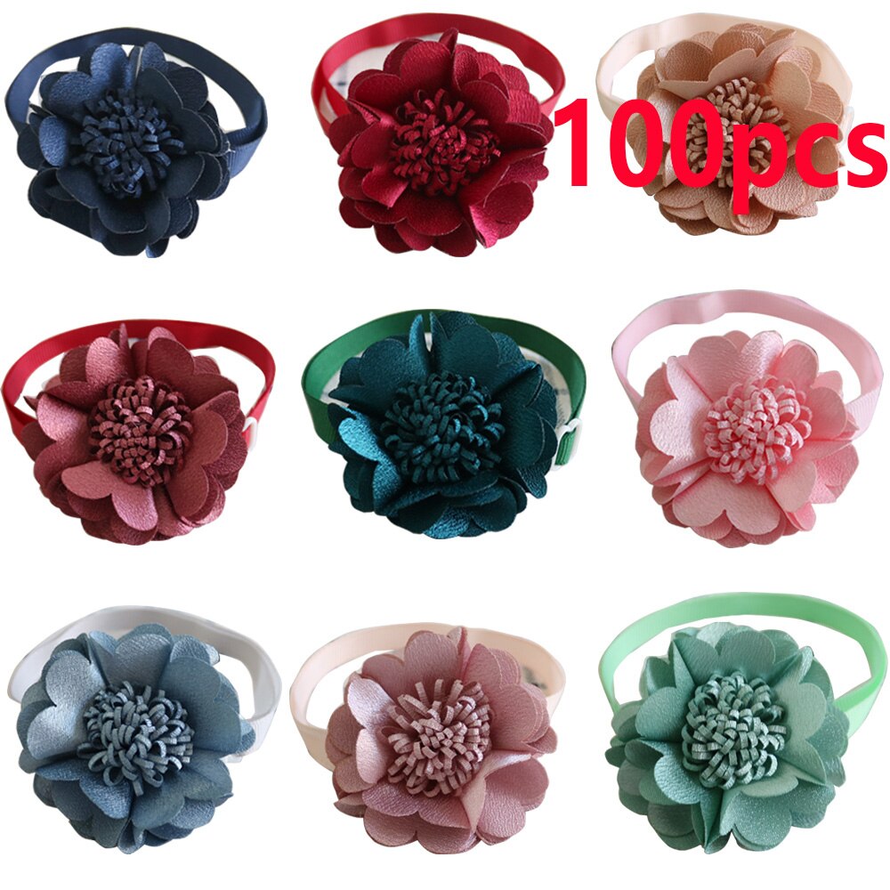 ¡Primavera 100! Accesorios para mascotas, pajarita para perros y gatos, pajaritas para perros pequeños, accesorios para bodas para perros pequeños: 100pcs