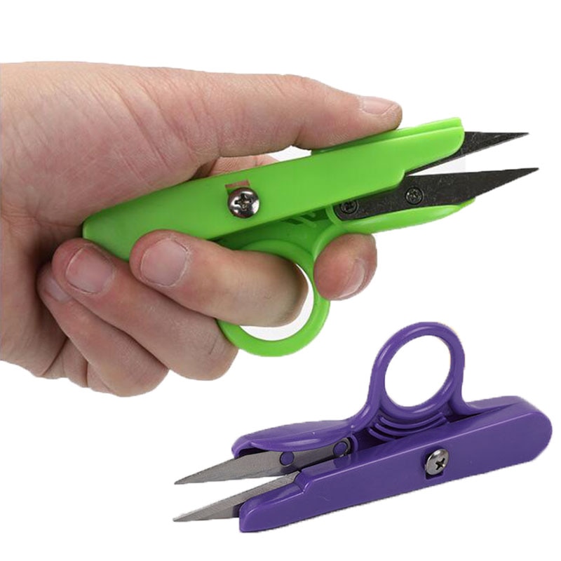 1 Pcs Scissors Sewing Spring Embroidery Thrum yarn scissors cross stitch clothing tailor U-cut head shear DIY Supplies