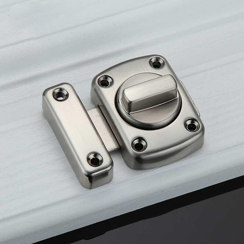 Zinc alloy Security Guard Fastener door Latches Locks for Home Safety toilet locks for interior sliding door hardware door bolts