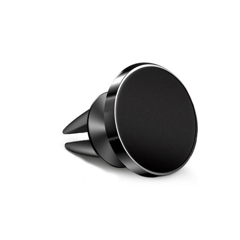 Magnetische Auto Houder Voor Telefoon Universele Houder Mobiele Telefoon Houder Stand Voor Auto Air Vent Mount Gps Auto Telefoon houder: black