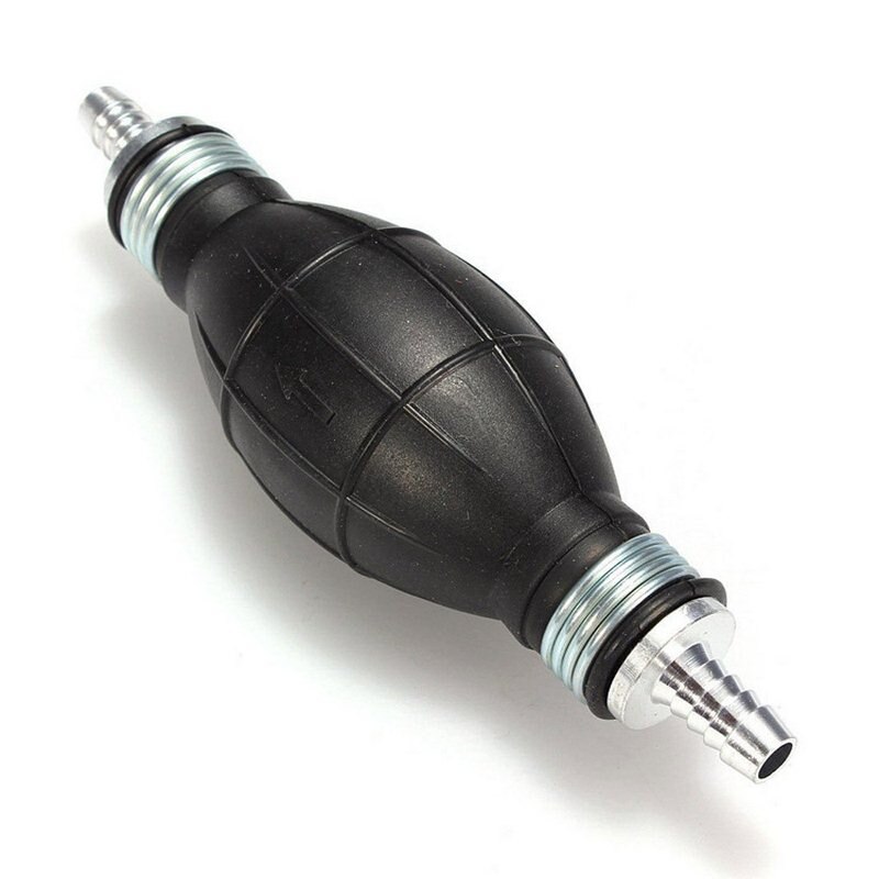 1 st gummi aluminium bränslepump 6mm 8mm 10mm 12mm hand bränslepump linje hand primer glödlampa för bilbåt marin utombordare