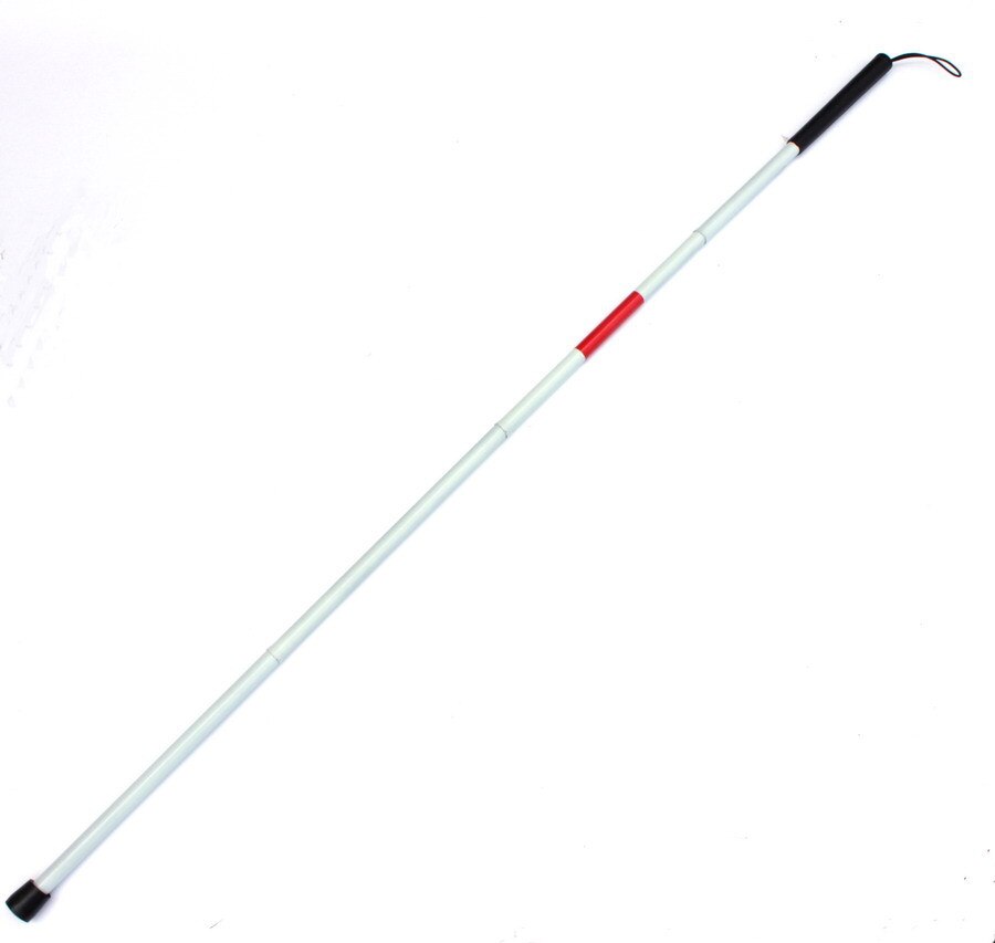 Outdoor 4 folded Reflective crutch walk stick Travel Adjustable Tools for blindman