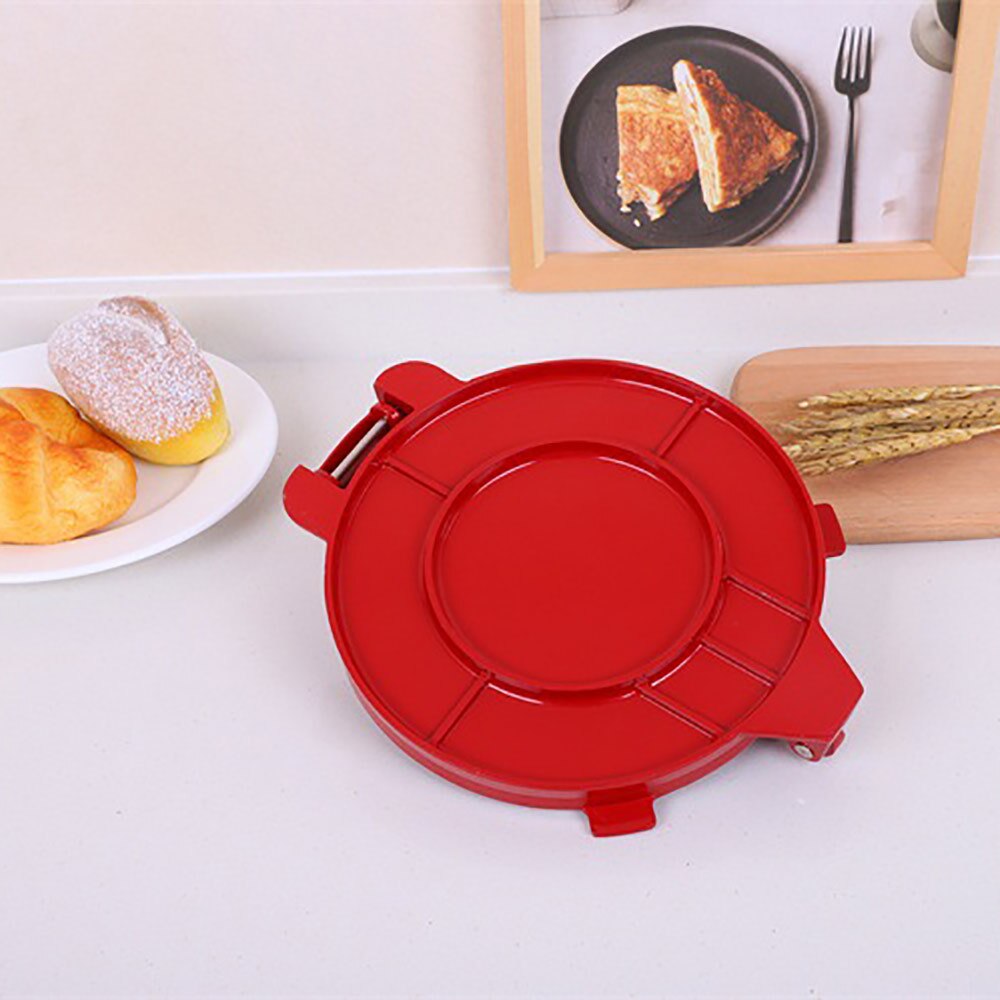 Aluminum Tortilla Press Maker Foldable Durable Red Tortilla Presser 8 Inches Pressed Dough Device Aluminum Tortilla Maker