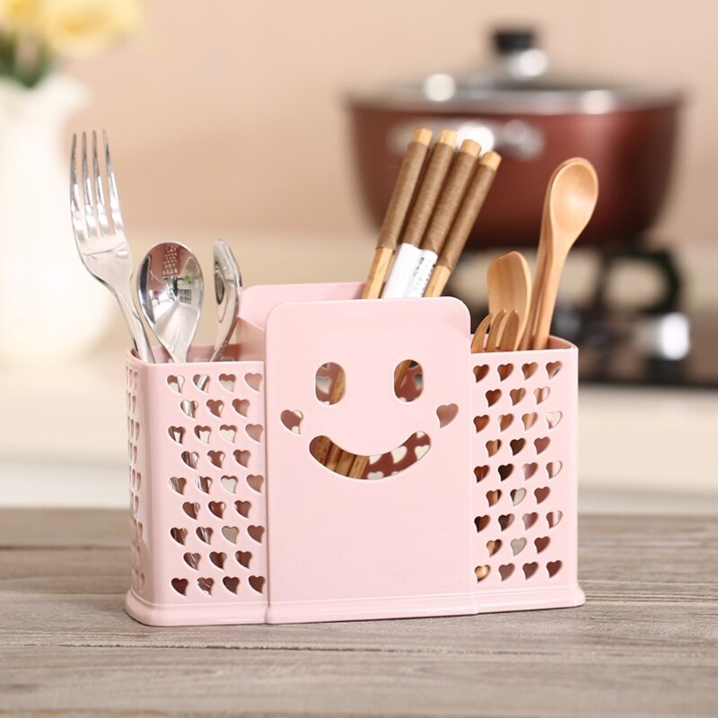 Baguettes à couverts cuillère plastique L5YE, égouttoir de cuisine, Cage à couverts cuillère