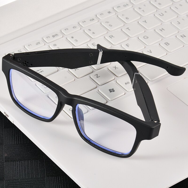T1 flade briller trådløst bluetooth-headset 5.0 binaural mini-opkald mobiltelefon universelle smarte briller
