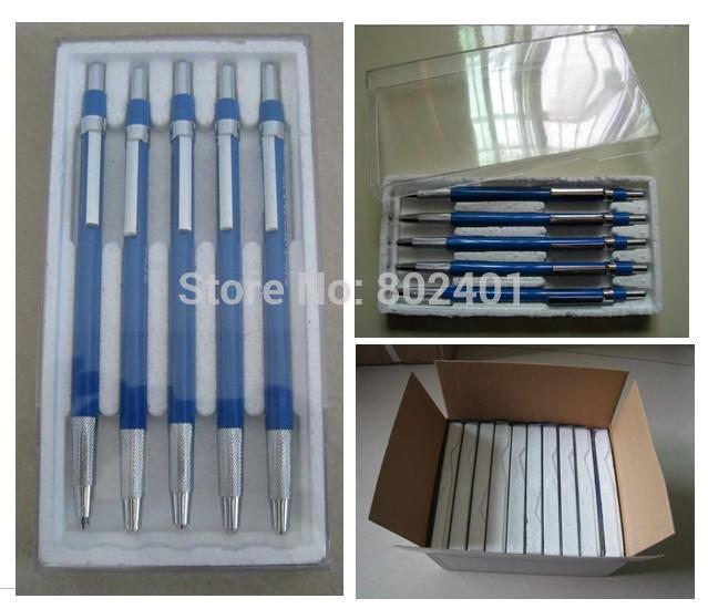 German style 2mm mechanical pencil blue pencil automatic pencil lead holder propelling pencil fast