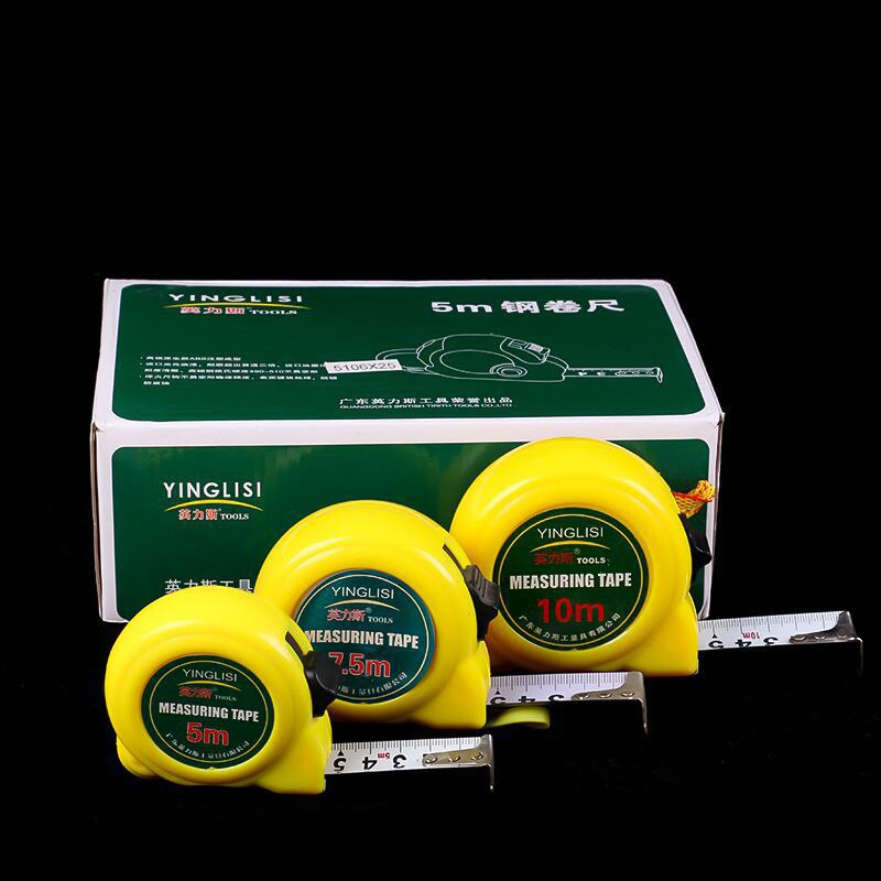 2M-10M Precise Measuring Tape Woodworking Tools High Weasteel Steel Tape Measures Resistant Engineering Measuring Hand Tool 1pcs