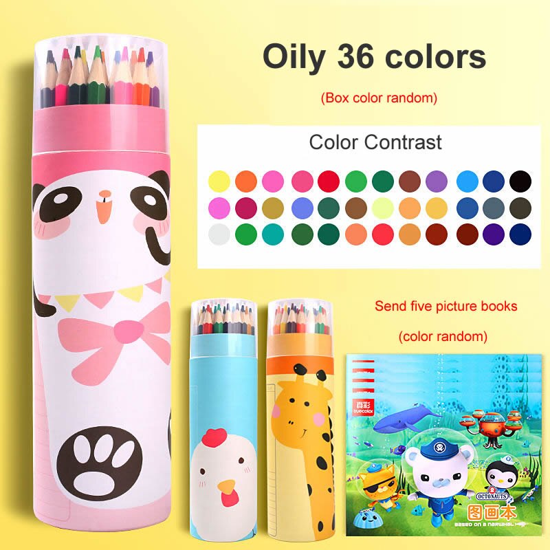 Colored Pencil Children Oily Colored Graffiti Pencils Painting Cute Drawing Pencil For Kids Drawing: 36 Color 3