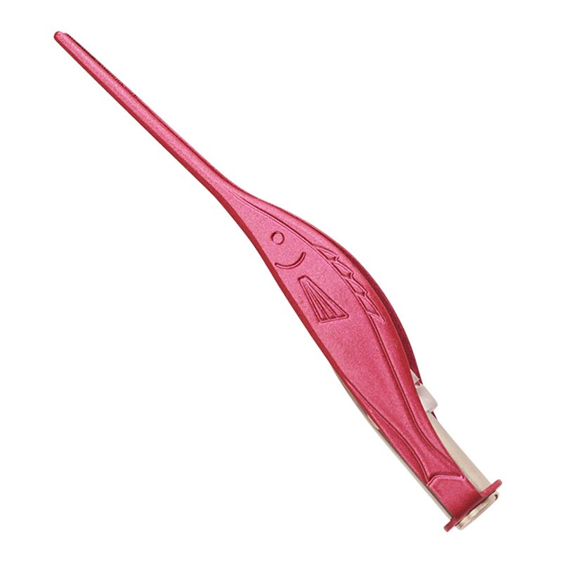 Cure-oreille lumineux LED, nettoyeur de cire d'oreille pour enfants, boucle d'oreille pour bébé, ensemble d'outils avec visualisation de la lumière: Rouge