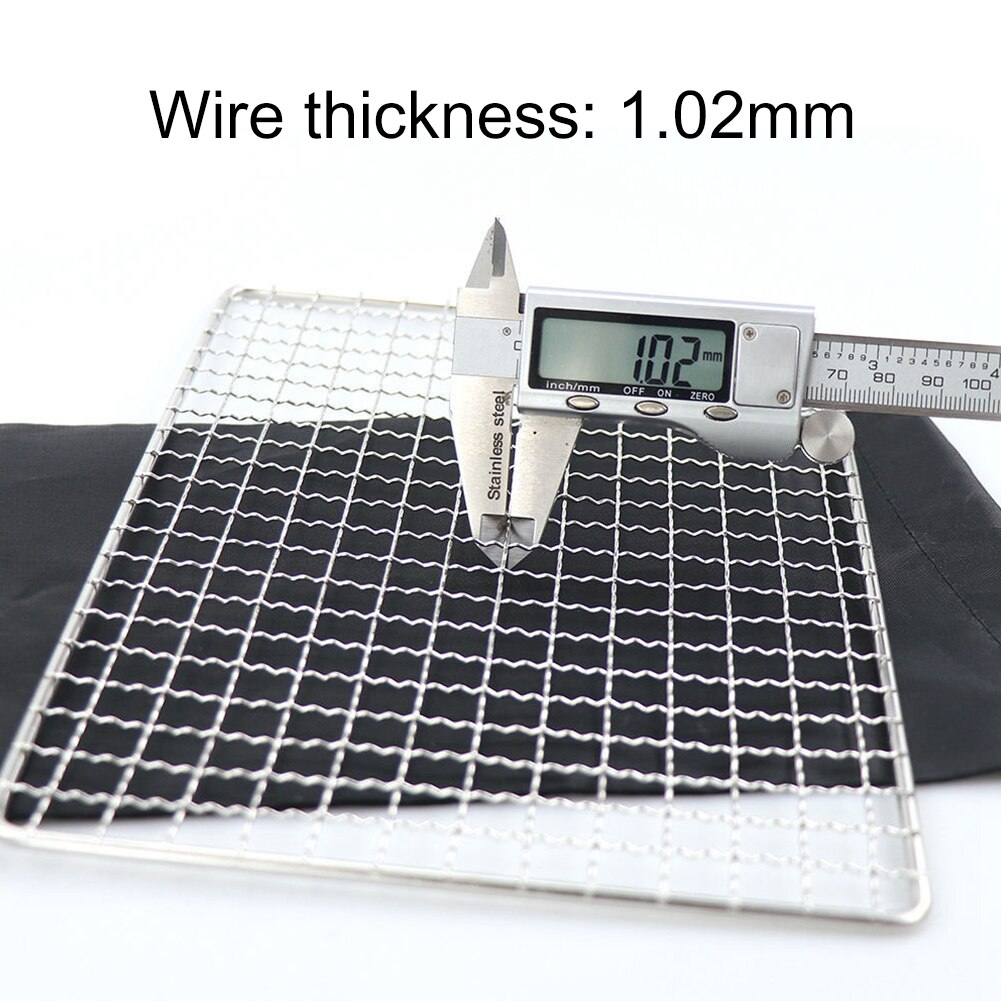 Non-stick Barbecue Grilling Mesh Grid Shape BBQ Mat Reusable Heat Resistance Smoker Grill Pad Liner Camping Picnic Supplies