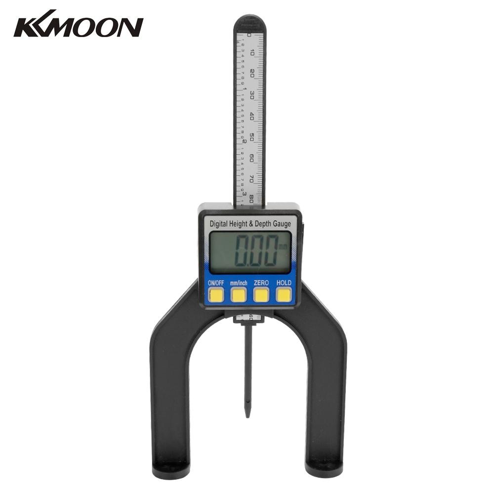 Lcd digitaal display schuifmaat schuifmaat liniaal hoogte- en dieptemeter met meetbereik 0-85mm met magneten