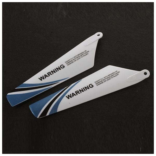 ABWE 4pcs spare blades for helicopter rotor rc S107, Blue