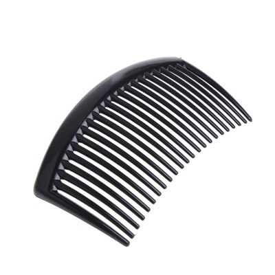 5 Teile/satz Handgemachte Kamm 23 Zahn Kunststoff Headwear Haar Zubehör Frauen DIY Clip: Schwarz
