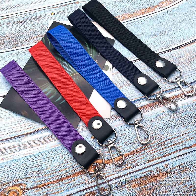10pcs/lot Short Colorful Hand Wrist Lanyard neck Strap For Mp3 4 USB Flash Drive Keychain ID Badge Holder Mobile Phone Lanyard