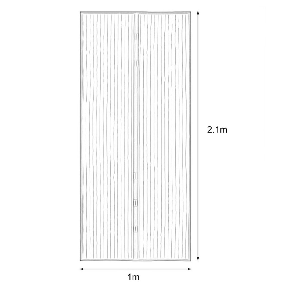 Verano de de Anti Mosquito insecto mosca cortinas para bichos magnético de red de malla cierre automático de la puerta de la pantalla cortinas de cocina negro