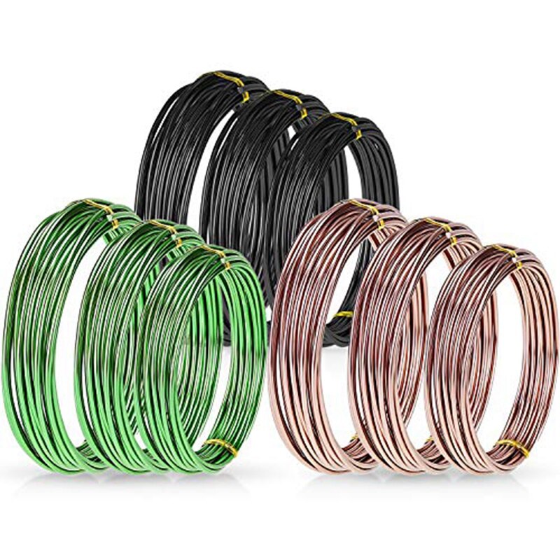 QUARKZMAN Fil bonsaï en aluminium anodisé pour entraînement 0,8 mm