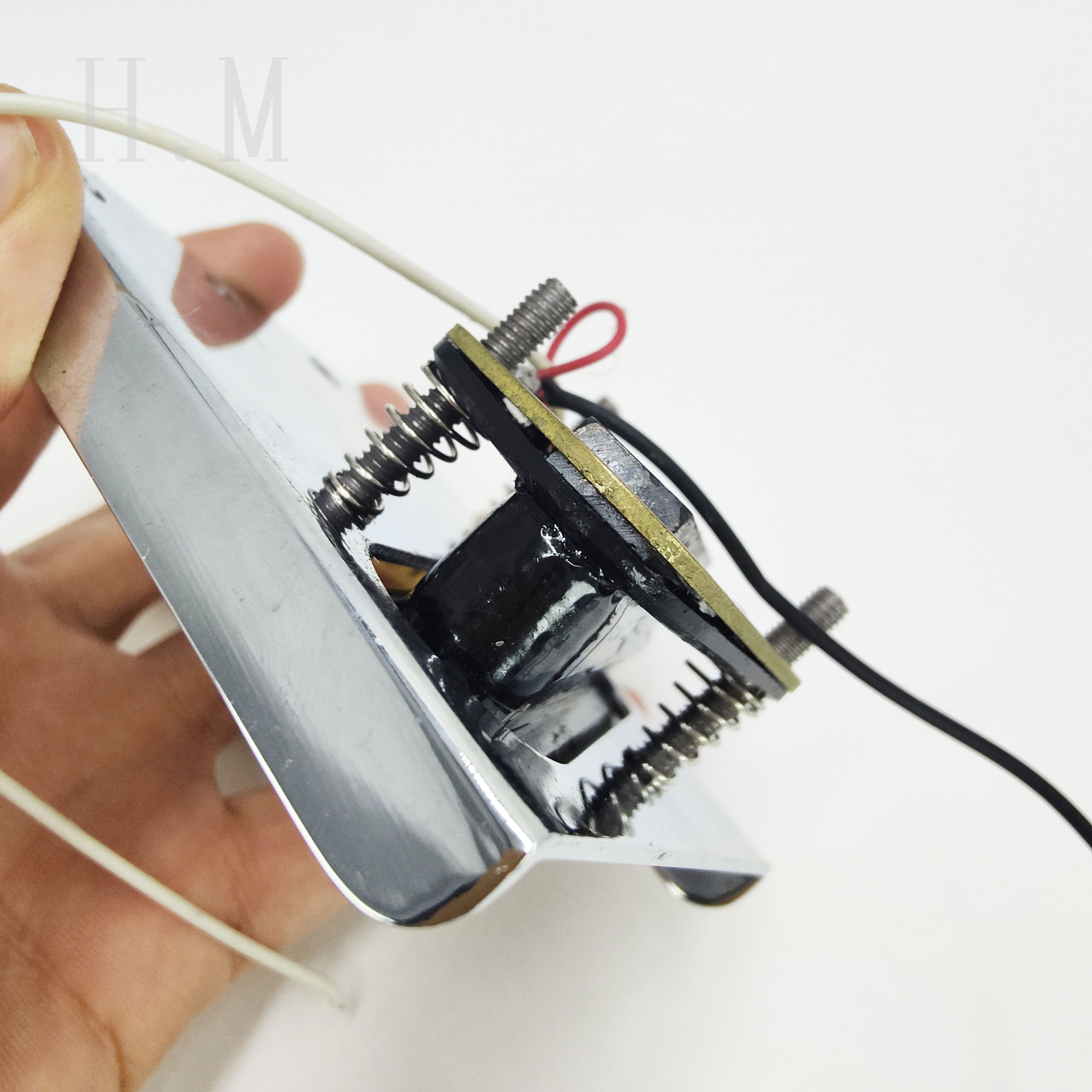 Puente de cenicero de tres monturas de compensación de latón, puente de guitarra, pastilla completa para accesorios de guitarra eléctrica Telecaster Tele-TL