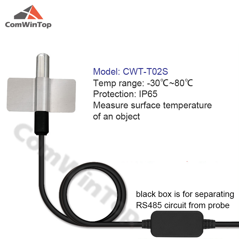 RS485 Modbus Water Proof Temperature Humidity Sensor Probe: Brown