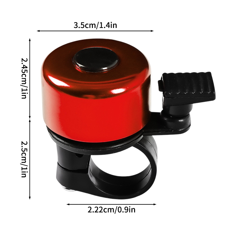 Bicycle Bell Cycling Accessories MTB Mountain Road Bike Handlebar Bell Ring Safety Warning Alarm Bicycle Call Bells: Red