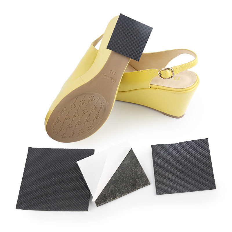 Tampon de protection antidérapant pour chaussures pour femmes, 2 pièces, sandales à talons hauts, semelle en caoutchouc adhésif pour le sol, tampons autocollant