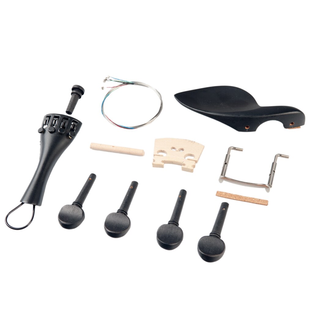 DIY Violin 3/4 Violin DIY Kit Natural Solid Wood Acoustic Violin Fiddle Kit Spruce Top Maple Back Neck Fingerboard