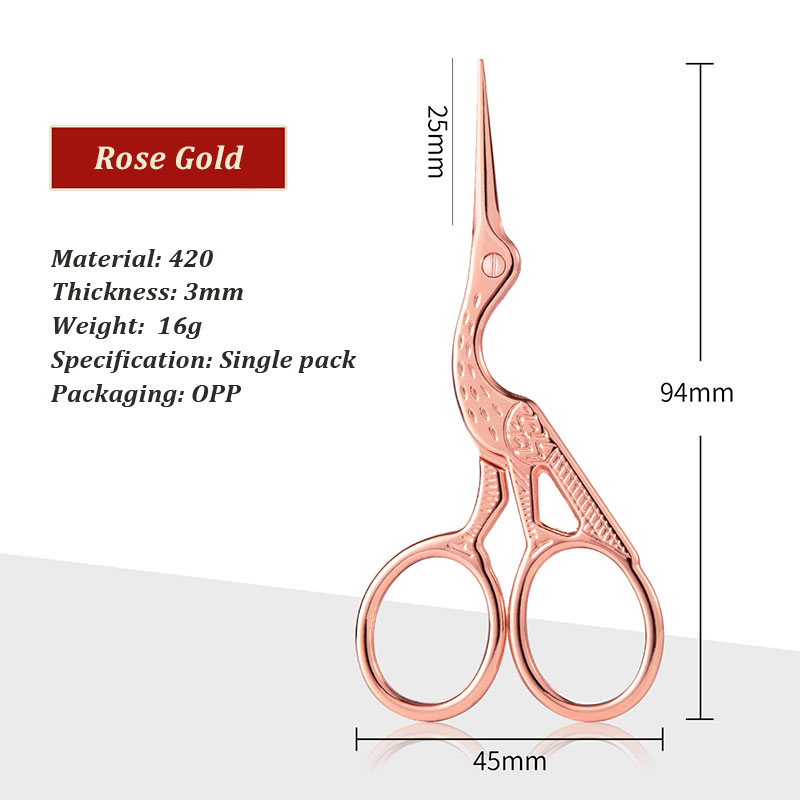 1 Uds. Tijeras antiguas de acero inoxidable coloridas, artesanía clásica europea, tijeras para manualidades de costura, herramientas de joyería DIY,: Azul