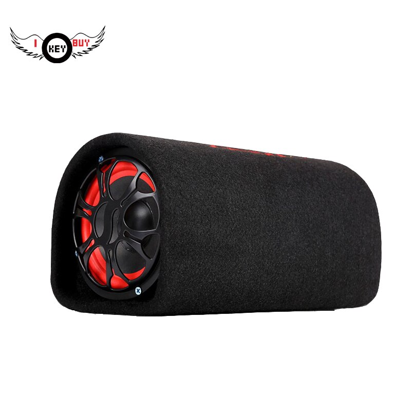 5 "120Watt 4 Ohm Auto Audio Actieve Subwoofer Tunnel Speaker Draagbare Boom Box 12V 220V 2 in 1 Bluetooth Buis