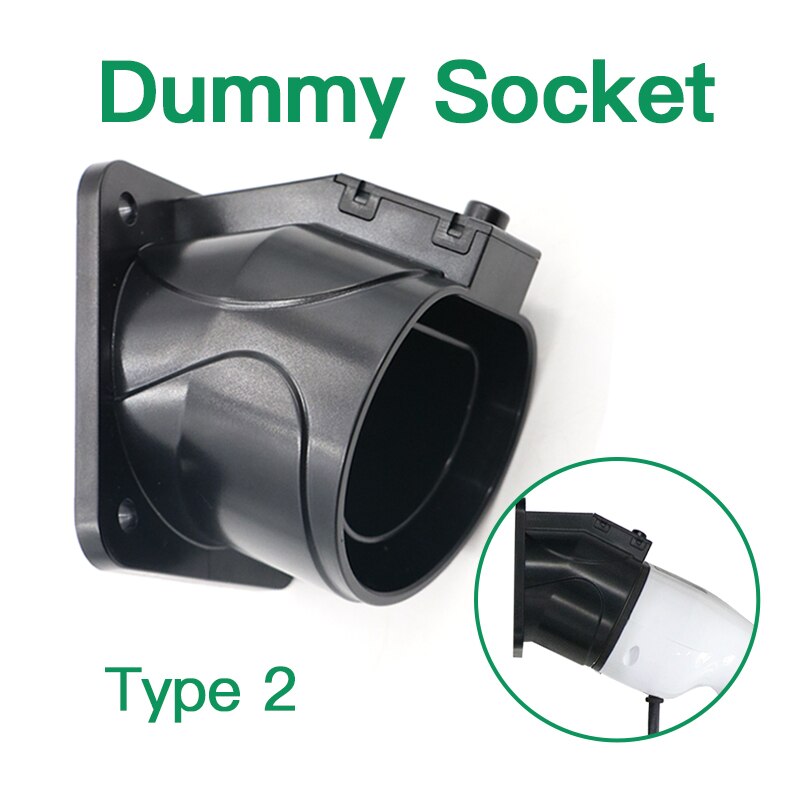 ISIGMA EV Charger Cord Holder for Electric Vehicle SAE 62196-2 Type 2 Connector Wall-Mount Pothook