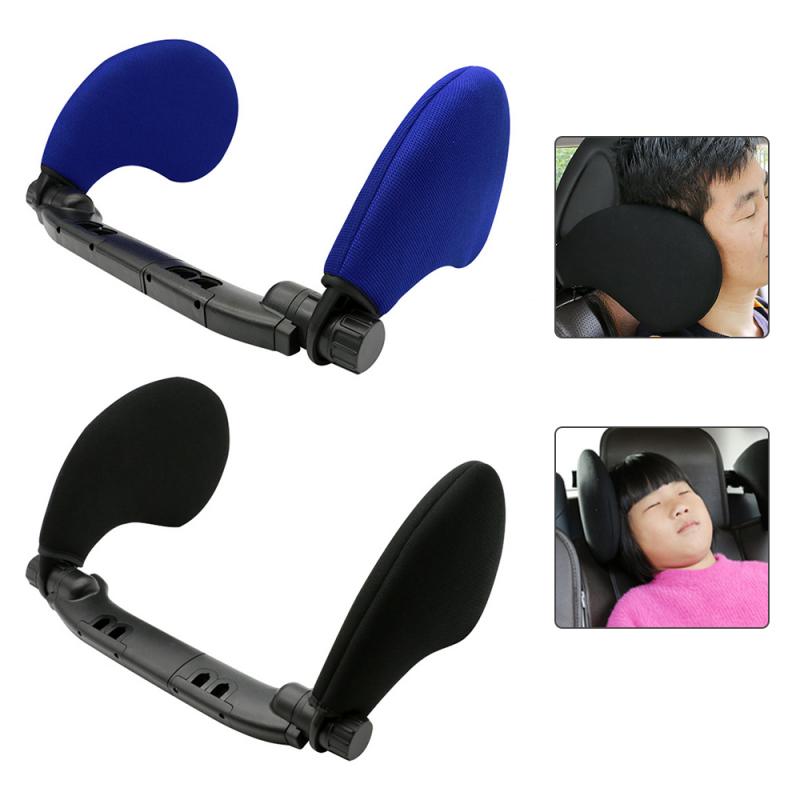 2 farben Auto Sitz Kopfstütze Auto Hals Kissen Schlafen Seite Kopf Unterstützung Mit Hohe Elastische Nylon Versenkbare Unterstützung Für freundlicher & erwachsene