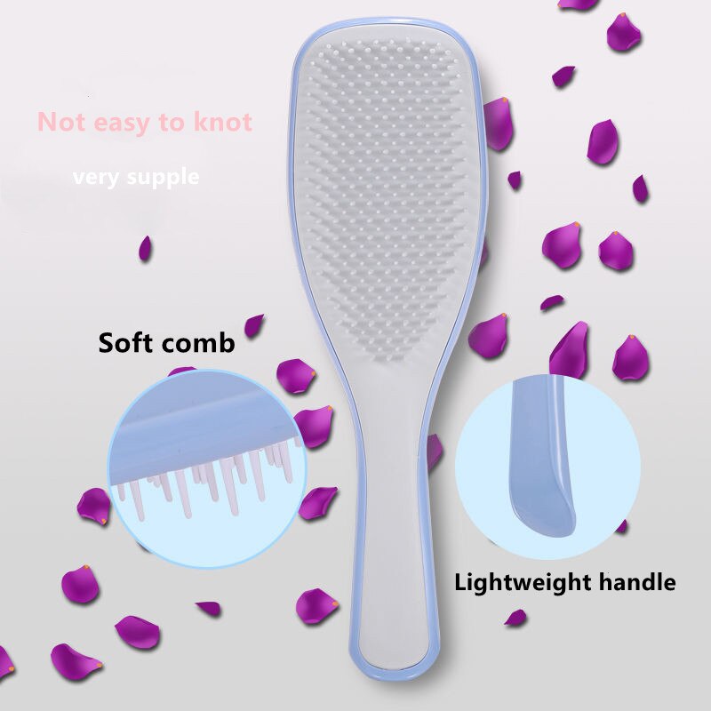 Magic Comb Anti-static Massage Hair Brush No Tangle Detangle Shower TT Combs For Salon Barber Styling Tools Hairdressing