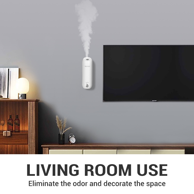 Diffusore di aromi a parete 3 modalità Diffusore di oli essenziali Ricaricabile Atomizzazione ad ultrasuoni Aromaterapia Umidificatore Casa