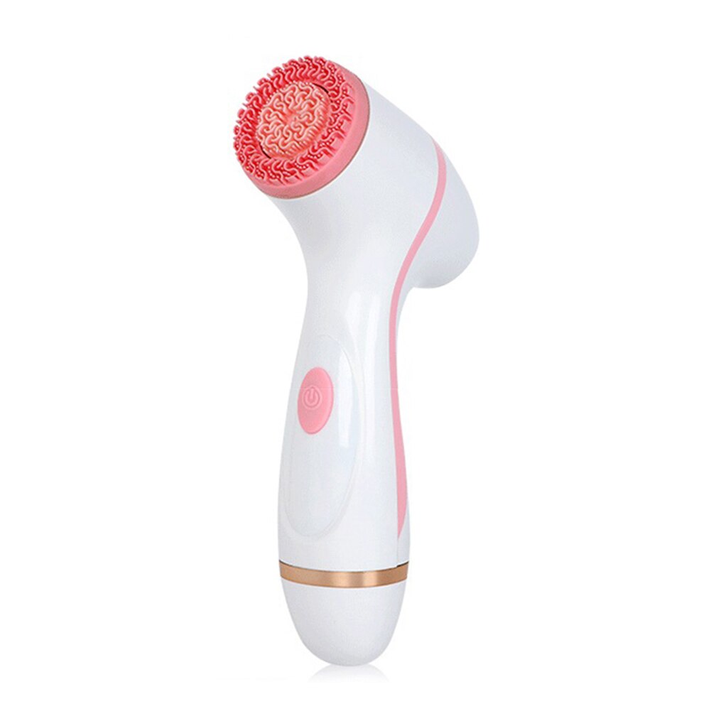 Limpiador Facial eléctrico cepillo de lavado impermeable de silicona masaje Facial limpiador de poros profundos eliminación de puntos negros lavado Facial