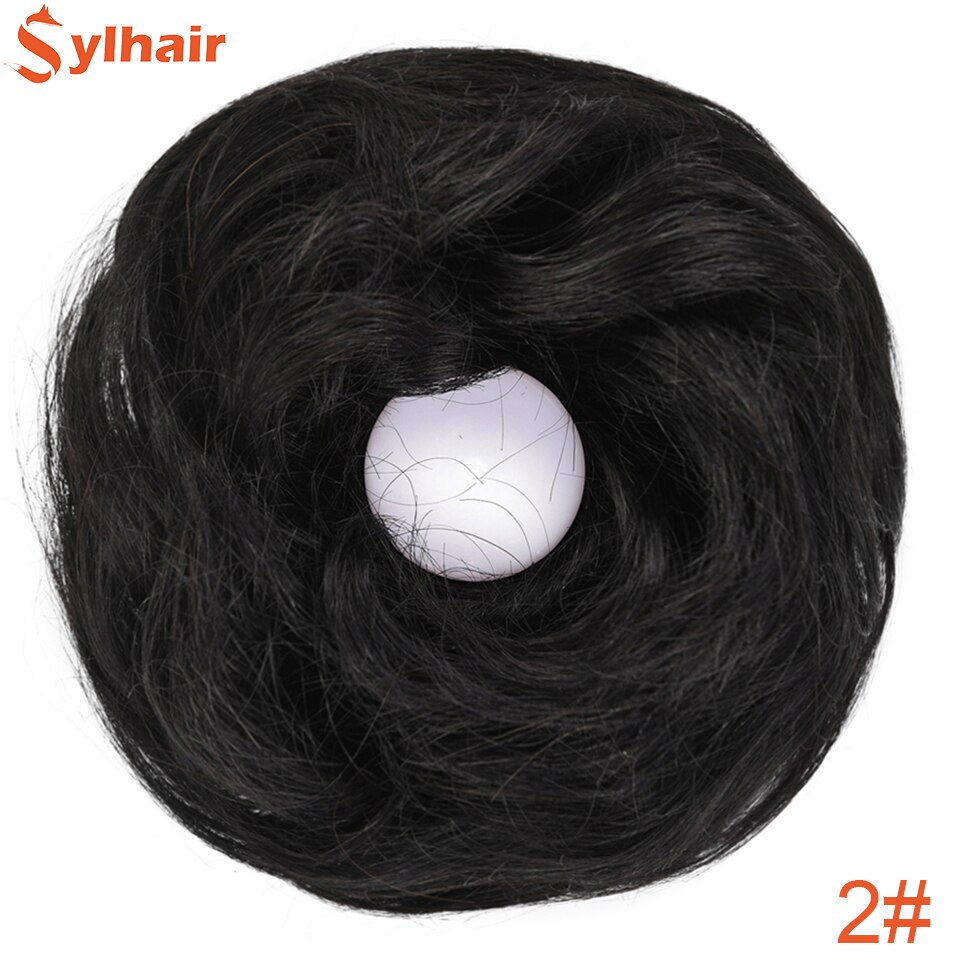 Sylhair Women's Hair Buns Synthetic Hair Curly Chignon Messy Bun Hair Messy Buns Updo Roller Hairpiece For Women: ZFQQ-2