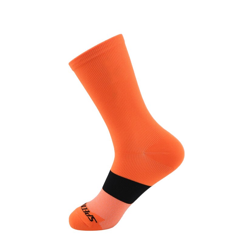 Women Men Cycling Sport Socks Breathable Spring Summer Riding Climbing Hiking Socks Stocking: Beige