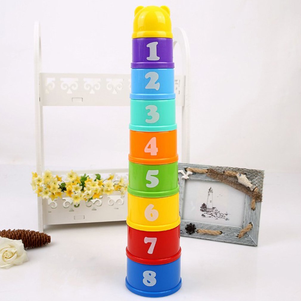 8 Pieces Croc Cups Plastic Stack Cups Printing Cups Stack Up Cups