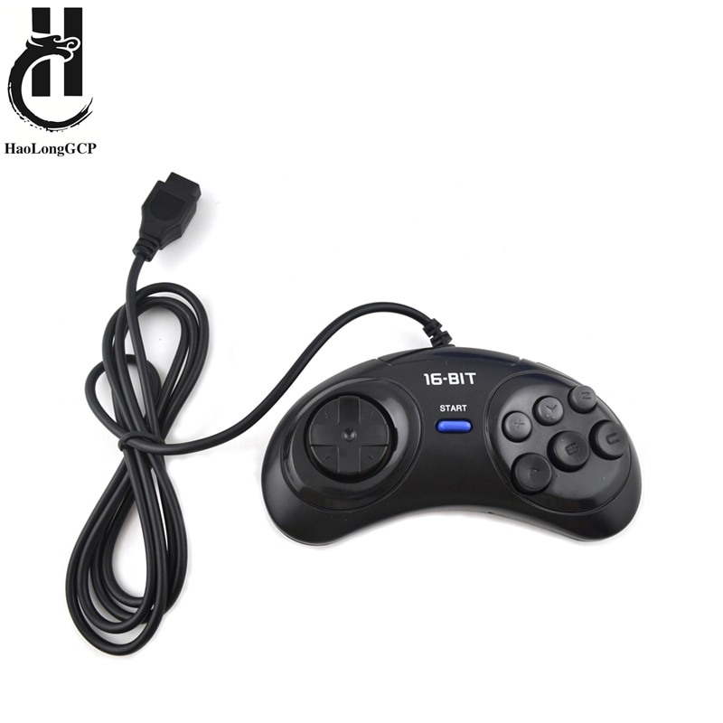 1/2 Pcs Game Controller Voor Sega Genesis 16 Bit Handvat Controller 6 Knop Gamepad Voor Sega md Game Accessoriese