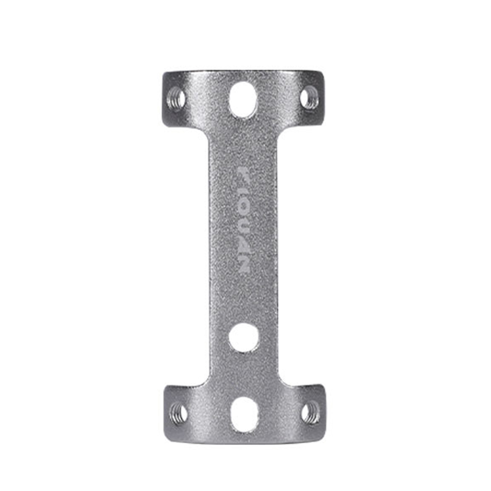 Mtb Dubbele Hoofd Fiets Bidonhouder Extension Rack Aluminium Mountainbike Frame Water Cup Kettle Holder Extender Frame: Silver