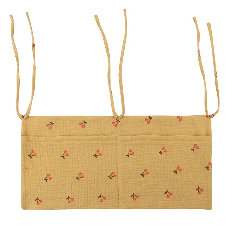 Bolsa de almacenamiento portátil para cuna de bebé, organizador multifuncional para cabecero de cama de recién nacido, ropa de cama para niños, bolsa de pañales: 117Y