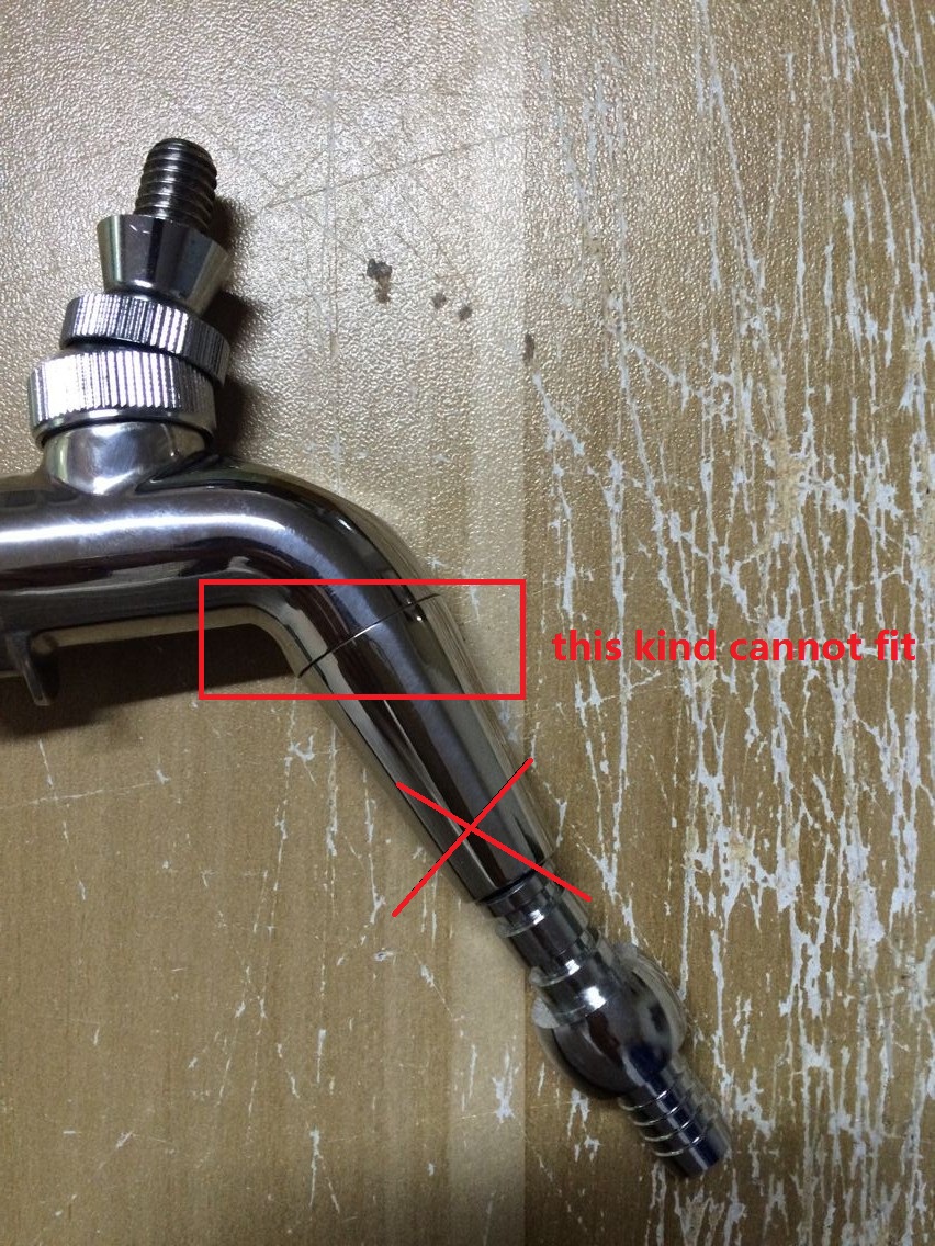 Growler Filler for beer faucet ,Bottle Filler Homebrew Draft Beer Keg