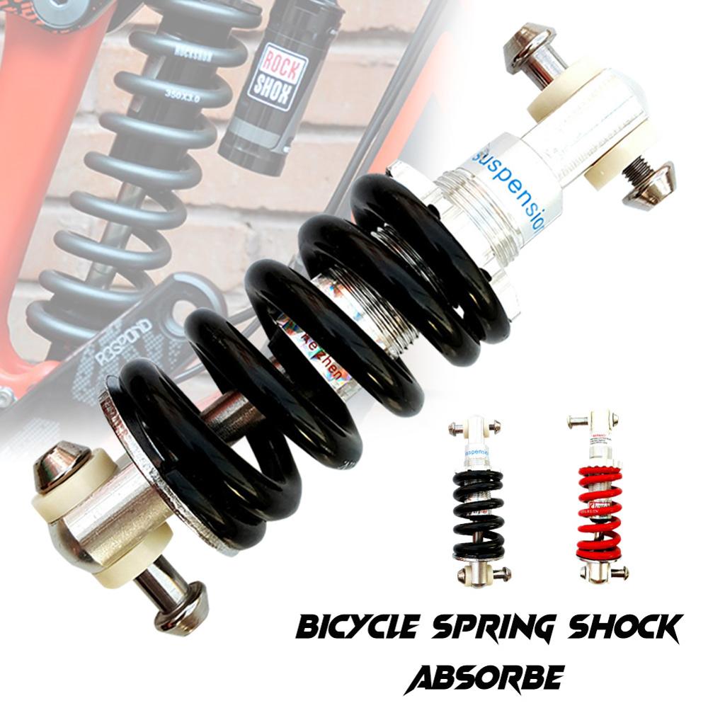 Amortiguador trasero de bicicleta suspensión bicicleta de montaña bicicletas plegables amortiguador grande de primavera dispositivo para 4,9 "750lbs accesorios de bicicleta