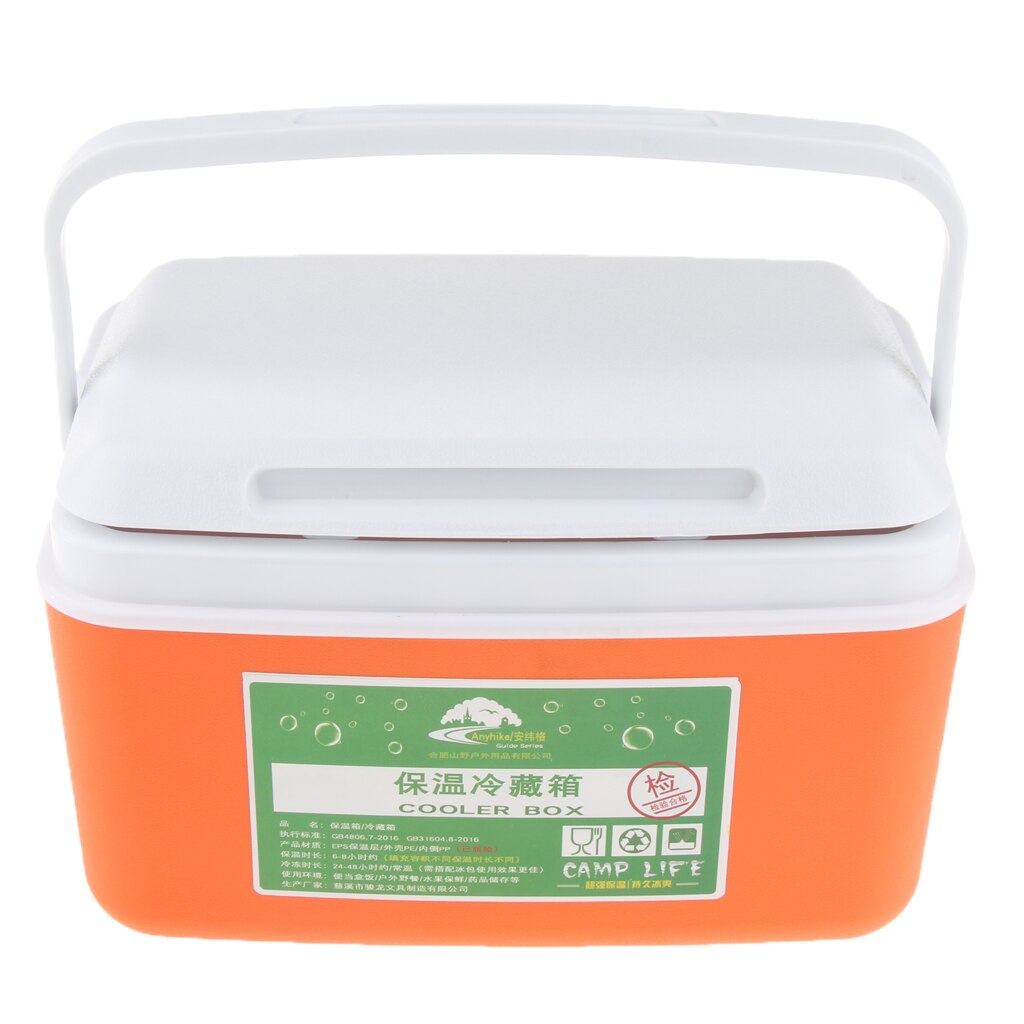 Ice Cooler Box Bucket Car Use Refrigeratorar Household Fresh Keeping Box with 5pcs Ics Packs