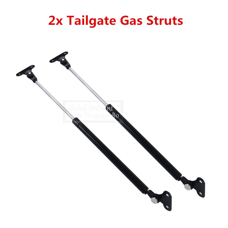 2 par bil foran motorhjelm gasstiver + bagklap gasstænger løftestang stål til toyota land cruiser 80- serie 1990-1997: Bagklap gasstiver