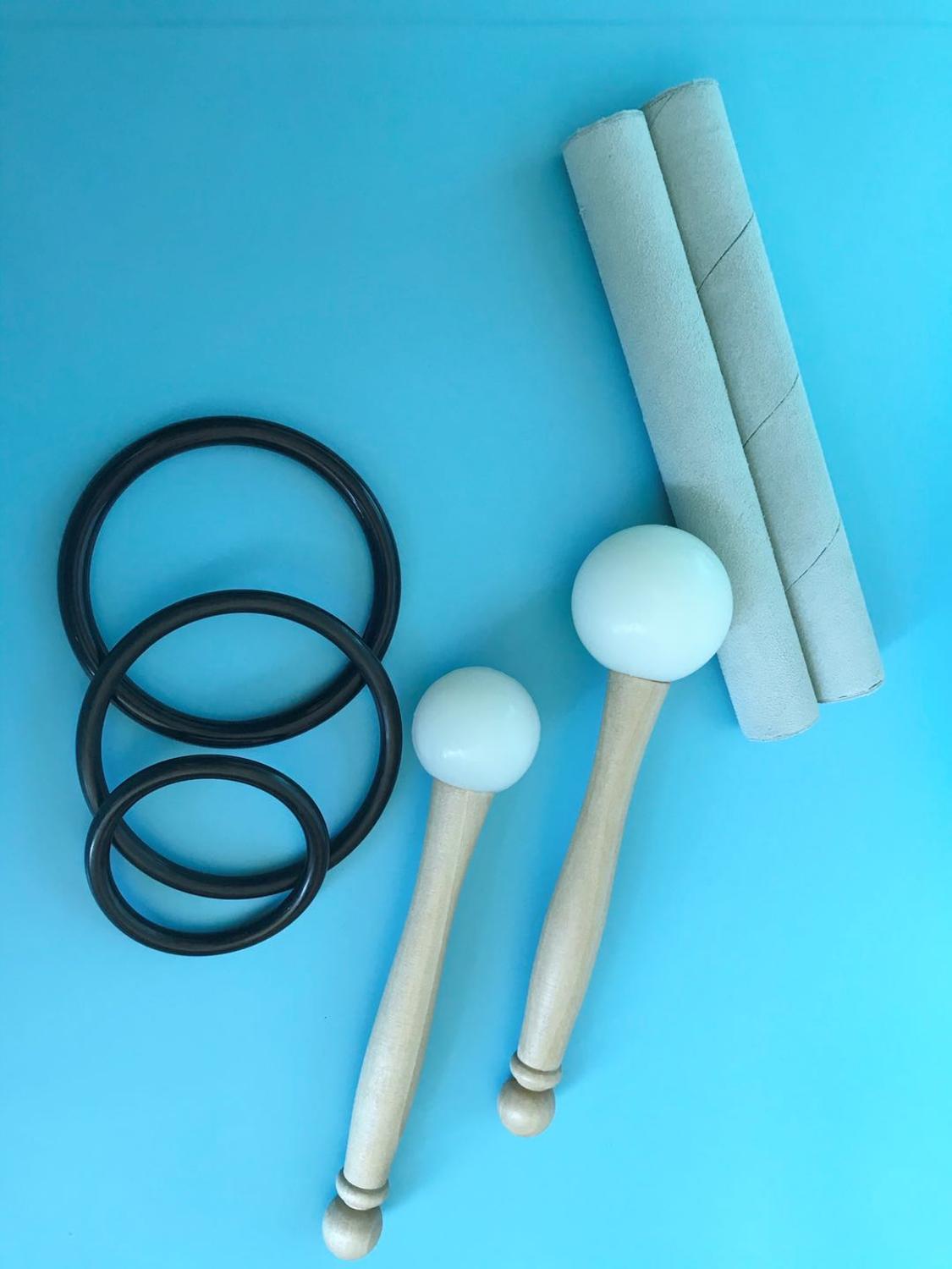 Suede Sticks for Playing Crystal Singing Bowls