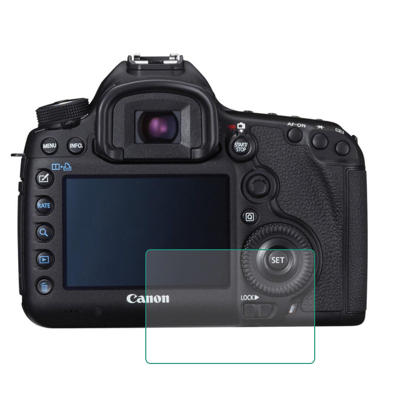 Herdet glassbeskytter til kanon eos 5d merke iii iv merke 3 merke 4 5 diii 5 d 3 5 d 4 5ds 5 dsr 1dx ii kameraskjerm beskyttende film