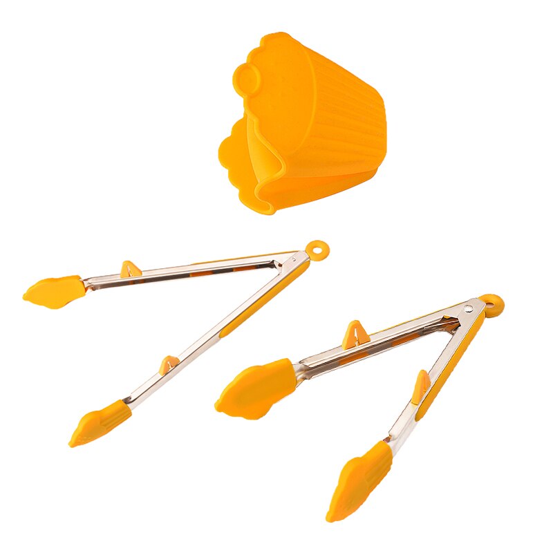 Pinza de cocina de silicona de grado alimenticio, pinzas para comida, pinzas para cocinar, accesorios para hornear, herramienta para servir ensaladas y barbacoa