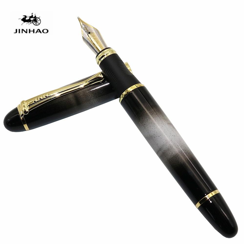 Jinhao X450 Iraurita Brunnen stift Voll metall Goldene Clip luxus stifte Schüler Schreibwaren Büro schule liefert: dunkel Wolken