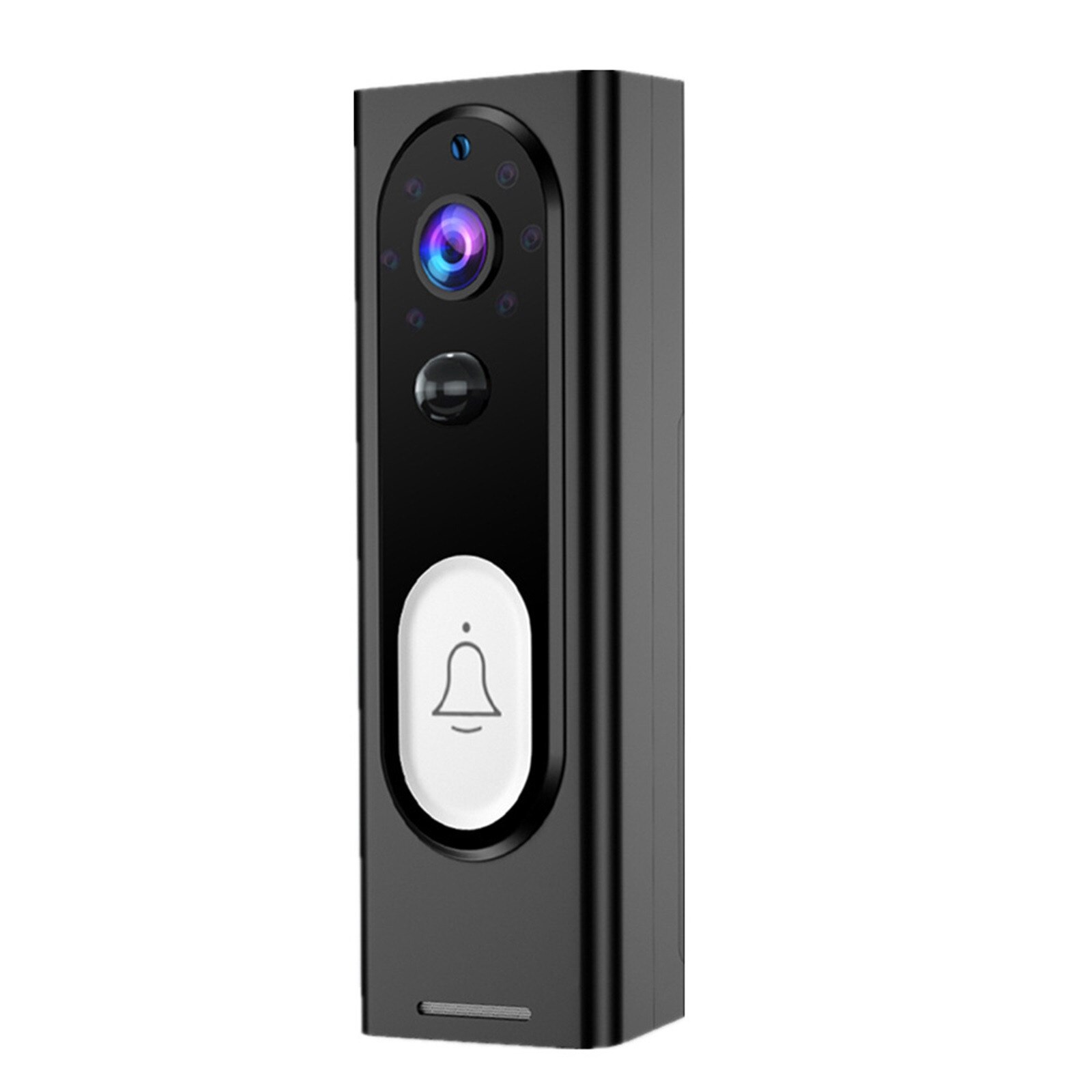 Smart Ip Video Intercom Wifi Video Deurtelefoon Deurbel Wifi Deurbel Camera Ir Alarm Draadloze Beveiliging Camera #3: Black