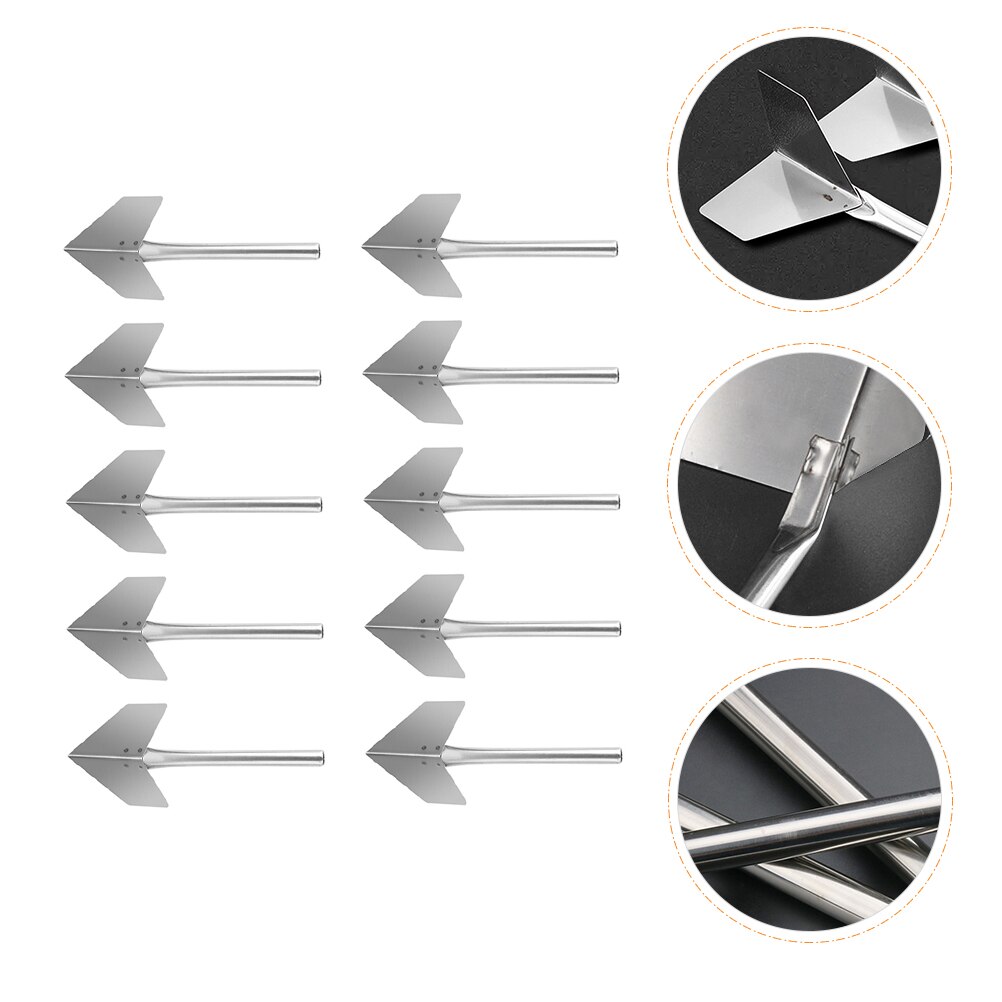 10pcs Sheetrock Corner Trowel Drywall Corner Tool Concrete Puttying Trowel