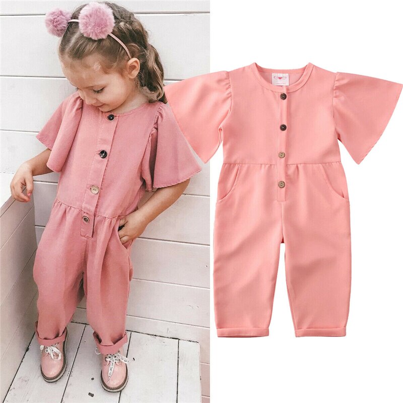 Kinderen Kids Overalls Harembroek Meisjes Casual O... – Grandado