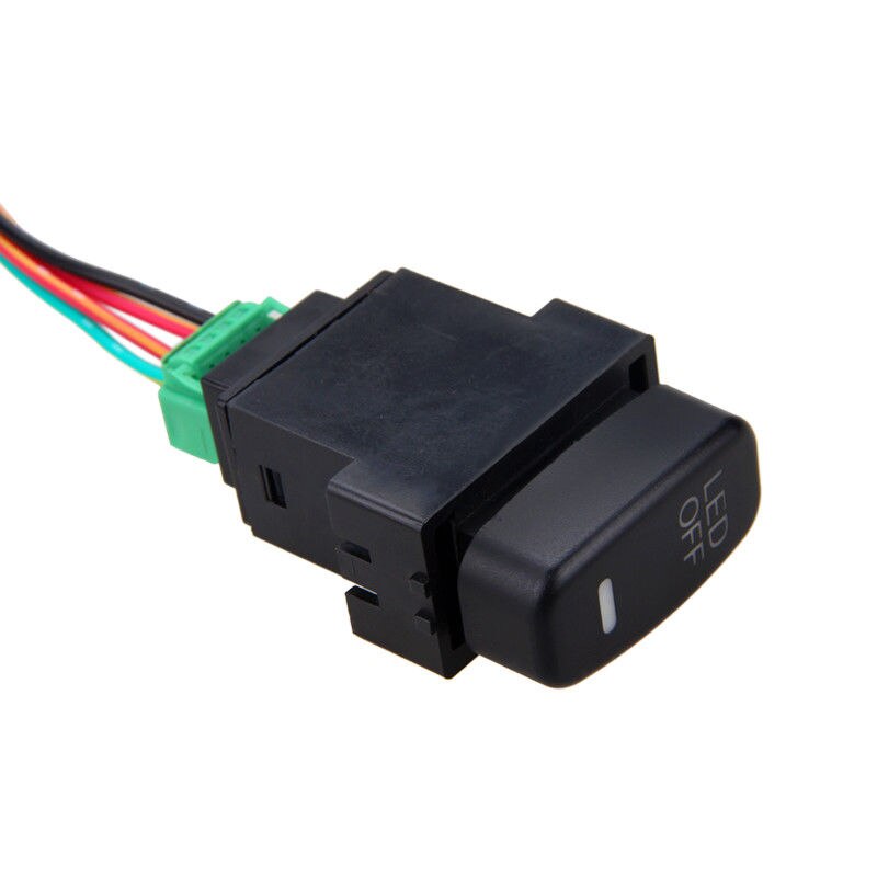 Mayitr-interruptor de luz diurna Universal para coche, luz LED antiniebla, interruptor basculante de encendido/apagado para Mitsubishi Pajero Lancer, 12V, 1 ud.